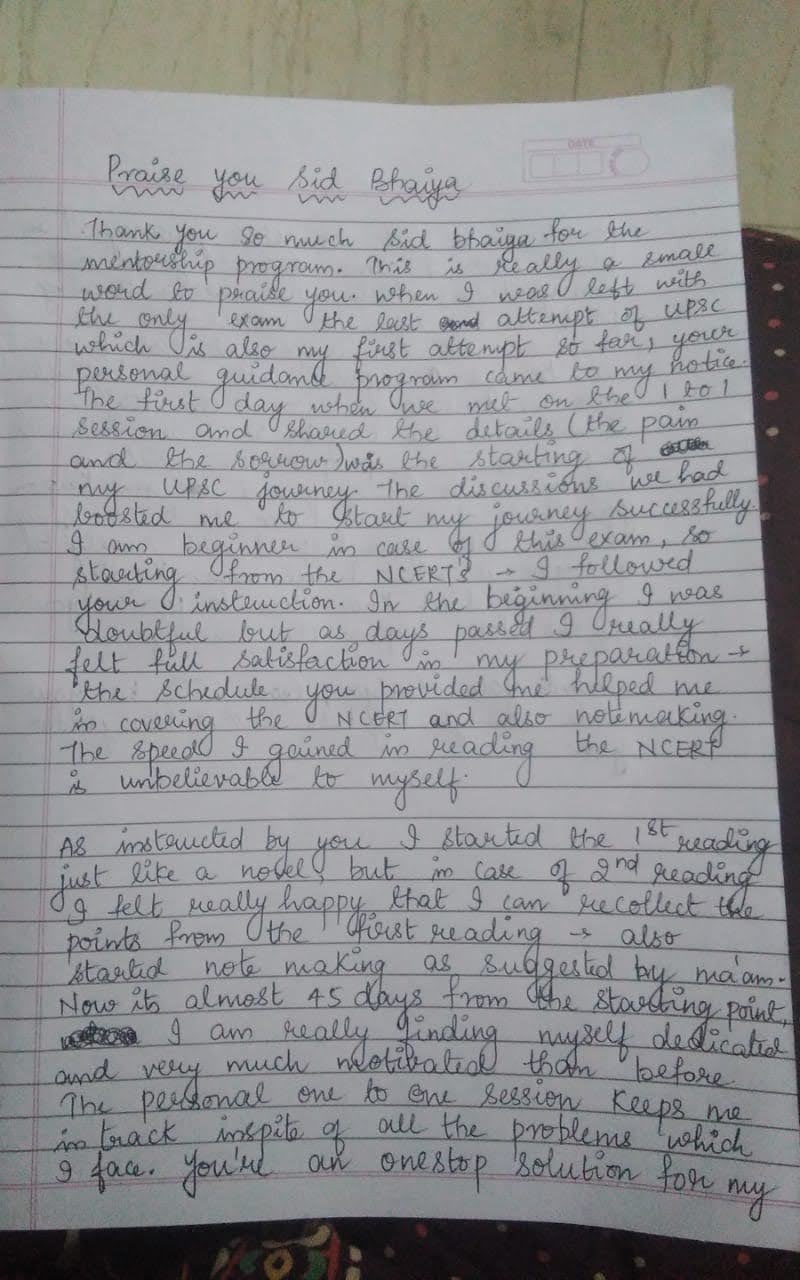 Student 1 Testimonial